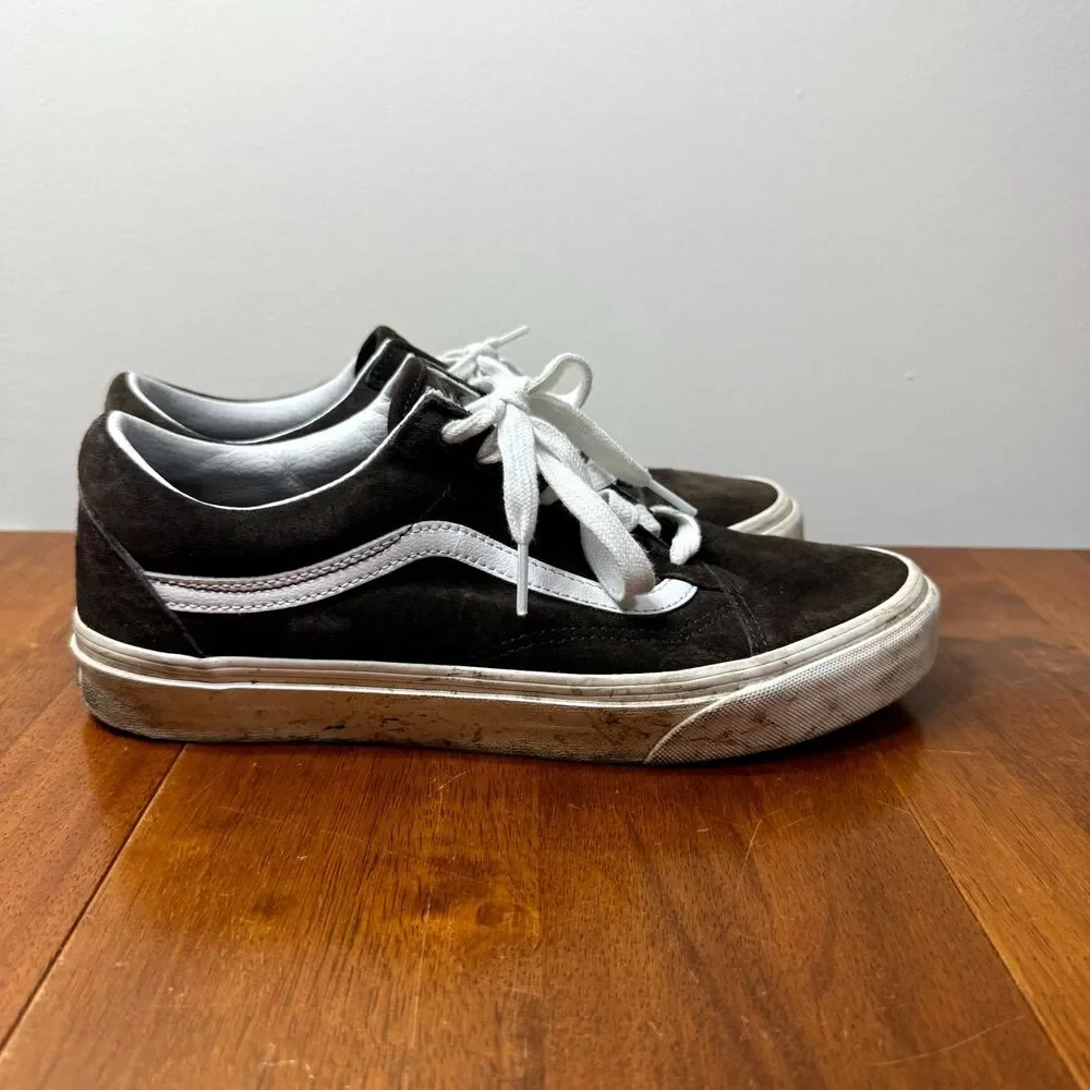Vans HEIQ Eco Dry Water Repellent Brown Sneakers‎ Womens Size 9.5
